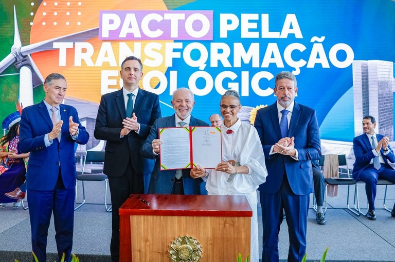 Executivo, Legislativo e Judiciário assinam Pacto pela Transformação Ecológica