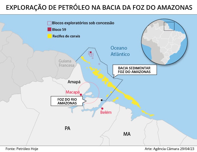 Comissão de Meio Ambiente vai discutir intenção da Petrobras de explorar petróleo na foz do rio Amazonas